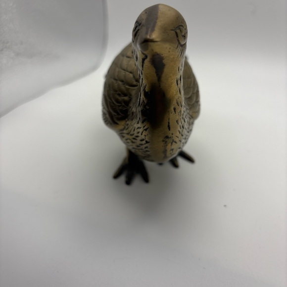 Vintage Brass Pheasant Sculpture 12” - Picture 3 of 7